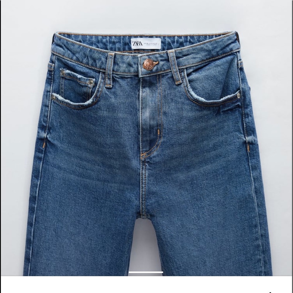 Zara skinny high rise jeans